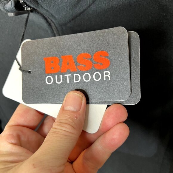 Bass Outdoor Womens Highline Trail Half Zip Fleece Jacket Black Size S - Picture 3 of 6